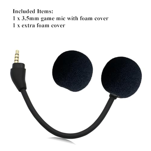 Ersatz-Mikrofon passend für kabelgebundenes und kabelloses HyperX Cloud 3 III Gaming-Headset, abnehmbares geräuschunterdrückendes kristallklares Sound-Spielmikrofon Bild 5
