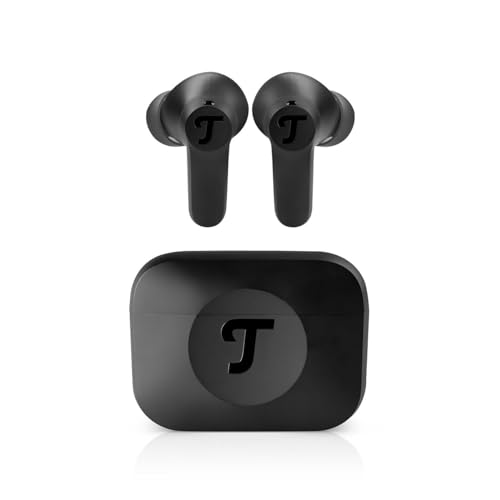 Teufel AIRY TWS 2 - Kabellos In-Ear Bluetooth Kopfhörer True-Wireless mit Active Noise Cancelling, IPX4 Wasserfest, 6 eingebauten Mikrofonen, Lange Akkulaufzeit (42 h), Touch Control - Night Black Bild 1
