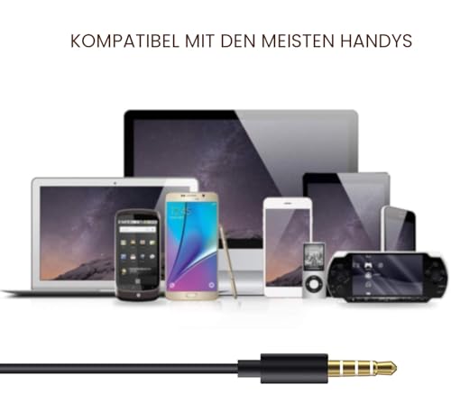 2 Pack kopfhörer mit Kabel in Ear kopfhörer Kabel Ohrhörer mit Mikrofon und Lautstärkeregler Headset mit 3.5mm Kopfhörern für Phone Samsung Huawei Android Smartphone Laptop MP3 Players Bild 5