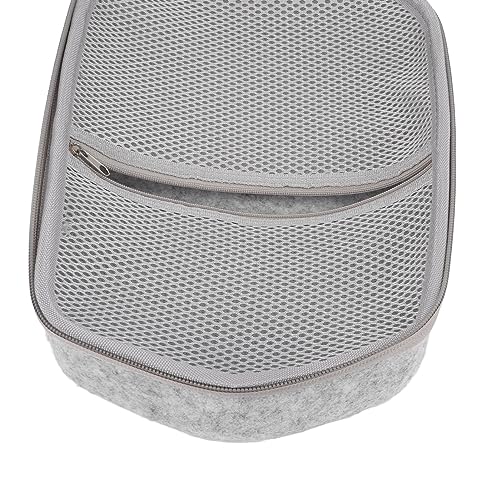 VR-Brillen-Aufbewahrungstasche, Eva, Kratzfest, Tragbare VR-Gaming-Brillen-Tragetasche Für Oculus Quest Headset-Controller, Schützende Aufbewahrungsbox (grau) Bild 2