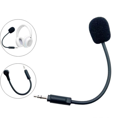 Ersatz Kopfhörer Mikrofon kompatibel mit Logitech G735 Serie Gaming Headsets Noise Cancelling Geräuschunterdrückung Mic,3.5 mm Jack,Schwarz Bild 2