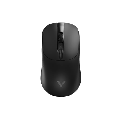 Rapoo V200PRO kabellose 2,4 GHz High-Performance Gaming-Maus mit 26000 DPI optischem Sensor, 50 G Beschleunigung, 650 IPS, bis zu 160h Akkulaufzeit, PC/Mac - Schwarz Bild 1