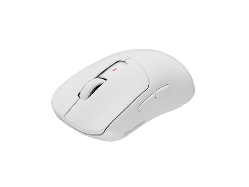 Genesis Zircon 500 G2 Wireless Gaming Maus – 10.000 DPI Pixart PMW3325, 2,4 GHz/BT 5.0/USB-C, 52 g Ultraleicht, mechanische Huano 90M Switches, 6 Tasten, Makros & Software, PC/Windows/Linux, Weiß Bild 3