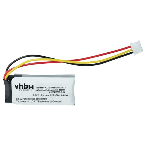 vhbw 1x Akku kompatibel mit Logitech G502, G502 Lightspeed, G Pro Wireless, G Pro kabellose Maus (220 mAh, 3,7 V, Li-Polymer) Bild 3