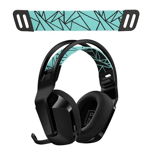 kwmobile Ersatz Bügelpolster kompatibel mit Logitech G733 / G335 / G535 Kopfbügel - Kopfbügelpolster aus Nylon - Kopfhörer Ersatz Bügel mit Polster - Schwarz Blau Bild 1