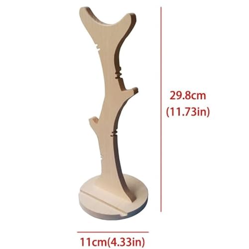 Kopfhörerhalter Kopfhörerständer Kopfhörerständer Aus Holz, Spieltischzubehör, Headset-Ständer, Präsentationsständer, PC-Gaming-Headset-Ständer Headset Halterung Headset Ständer Bild 2