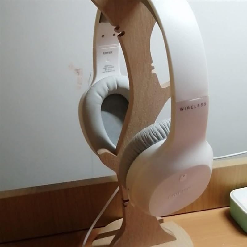 Kopfhörerhalter Kopfhörerständer Kopfhörerständer Aus Holz, Spieltischzubehör, Headset-Ständer, Präsentationsständer, PC-Gaming-Headset-Ständer Headset Halterung Headset Ständer Bild 4