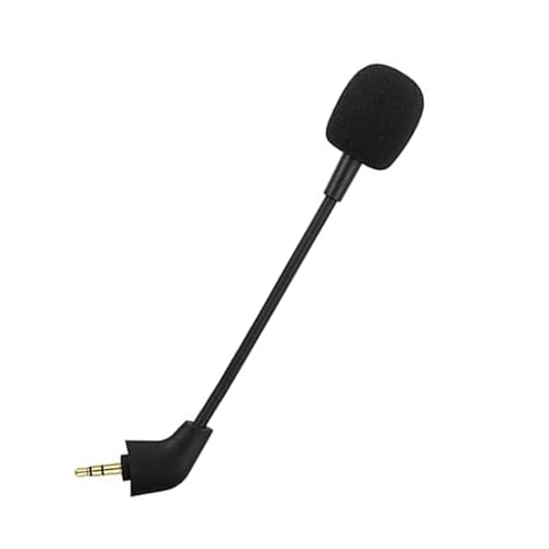 Mikrofon Ersatz für Kingston HyperX Cloud, Cloud X Cloud Core, Post-2021 2nd Version Cloud II Cloud 2 Cloud Pro Silver Verkabelt Gaming Headsets, 3,5mm,Jack Shape【Oval】 Bild 1