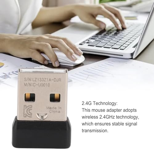 USB-Empfänger für M280 M275 M330 Pebble, Kabellose Maus, 2,4 GHz Kabelloser USB-Empfänger-Adapter, Plug & Play Bild 2