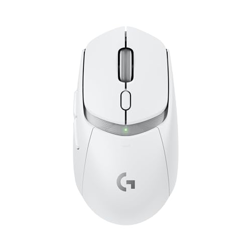 Logitech G G309 LIGHTSPEED kabellose Gaming-Maus, leicht, LIGHTFORCE-Hybridschalter, HERO 25K-Sensor, über 300 Stunden Akkulaufzeit mit AA-Batterie, 6 programmierbare Tasten, PC und Mac - Weiß Bild 1