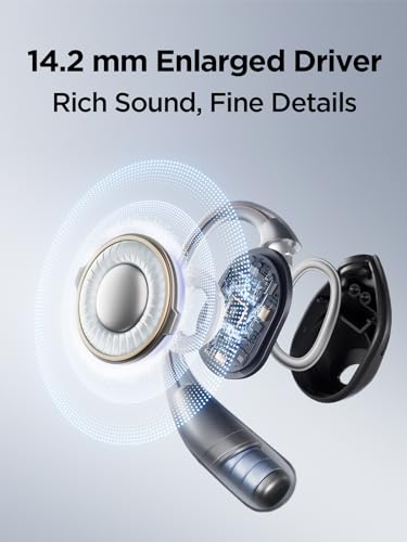 1MORE S31 Open Ear Kopfh?rer Bluetooth 5.3, Ultraleichte Kopfh?rer Kabellos mit Ohrb¨¹Gel, Headphones mit ENC Mikrofon, 38 Std. Spielzeit, IPX5, Druckvoller Bass, Ohrh?rer f¨¹r Sports/Fitness Bild 2