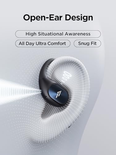 1MORE S31 Open Ear Kopfh?rer Bluetooth 5.3, Ultraleichte Kopfh?rer Kabellos mit Ohrb¨¹Gel, Headphones mit ENC Mikrofon, 38 Std. Spielzeit, IPX5, Druckvoller Bass, Ohrh?rer f¨¹r Sports/Fitness Bild 6