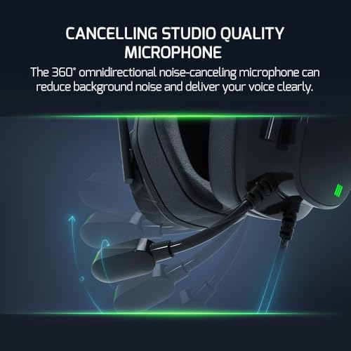 GAMEPOWER Kai X Gaming Headset – Ultra Leicht (260g), Magnetische Cooling-Gel Ohrpolster, 50mm Titan-Treiber, AI-ENC Mikrofon, 3.5mm Klinke kompatibel mit PS5, PS4, Xbox, PC - Schwarz Bild 7