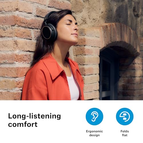 Sennheiser ACCENTUM Special Edition - ACCENTUM Bluetooth-Kopfhörer und BTD 600 Bluetooth-Dongle - 50 Stunden Akkulaufzeit, hybride ANC-Technologie, Dongle mit USB-A-/USB-C-Adapter - Schwarz/Kupfer Bild 4