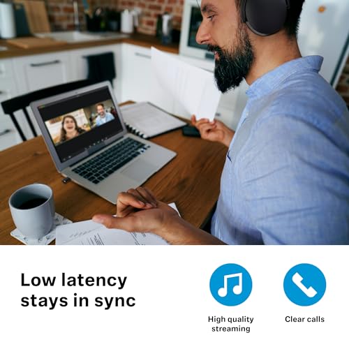 Sennheiser ACCENTUM Special Edition - ACCENTUM Bluetooth-Kopfhörer und BTD 600 Bluetooth-Dongle - 50 Stunden Akkulaufzeit, hybride ANC-Technologie, Dongle mit USB-A-/USB-C-Adapter - Schwarz/Kupfer Bild 6
