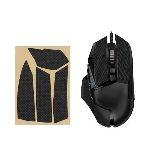 kwmobile Gaming Maus Grip Tape kompatibel mit Logitech G502 Maus - Rutschfestes Griffband für PC Maus - Schwarz Bild 1