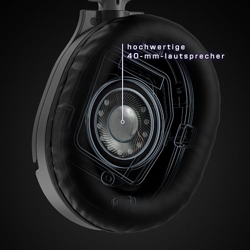 Turtle Beach Recon 70 plattformübergreifendes Gaming-Headset – PC, PS5, PS4, PlayStation, Xbox Series X|S, Xbox One, Mobilgeräte Bild 4