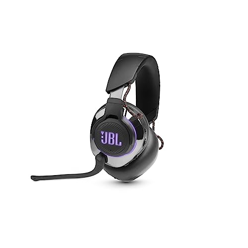 JBL Quantum 810 Over-Ear Gaming Kopfhörer – Wireless Bluetooth Headset & Charge 5 Bluetooth® Lautsprecher Outdoor, Wasserfest, USB Schwarz Bild 2