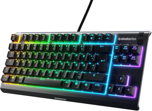 SteelSeries Arctis Nova 1 - Multi-System Gaming-Headset – Hi-Fi-Treiber & Apex 3 TKL - RGB Gaming-Tastatur - Kompakter Tenkeyless-Formfaktor - 8-Zonen-RGB-Beleuchtung - Deutsches (QWERTZ) Layout Bild 2
