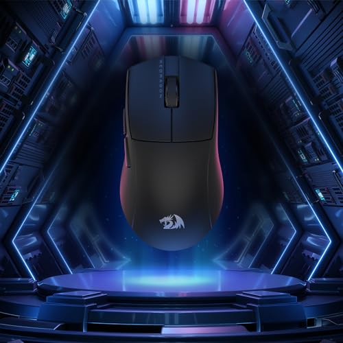 Redragon M724 Kabelgebundene Gaming Maus 42g Ultra-Leicht 12400 Max DPI Gaming Maus mit 5 Programmierbaren Tasten Ergonomischer Natürlicher Griff Software Unterstützt DIY Keybinds & DPI, Schwarz Bild 7