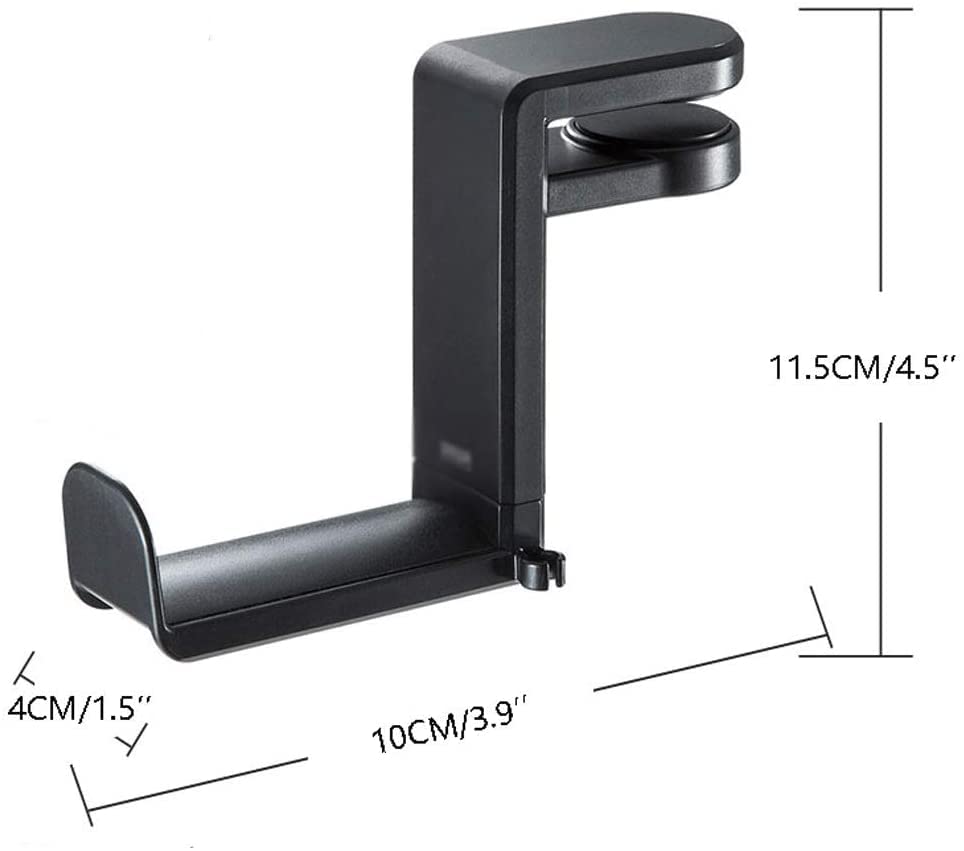 Kopfhörerhalter-Aufhänger, Kopfhörerständer, Kopfhörerhalter, Display-Schreibtischhalterung, universelle Büro-Aufhängerhalterung, platzsparende Tischklemme, Headset-Halter, Kopfhörerhalter Bild 2