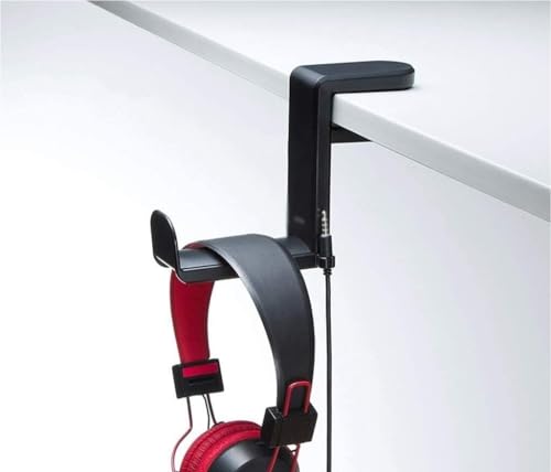 Kopfhörerhalter-Aufhänger, Kopfhörerständer, Kopfhörerhalter, Display-Schreibtischhalterung, universelle Büro-Aufhängerhalterung, platzsparende Tischklemme, Headset-Halter, Kopfhörerhalter Bild 5