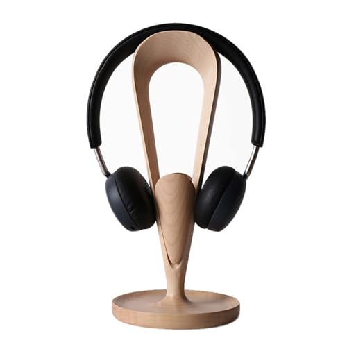 Headset-Ständer, Kopfhörerständer, Walnussholz, Kopfhörerständer, Headset-Halter für Schreibtisch, unterstützt Dual-Headsets Aufhängung für PC-Gaming Bild 1