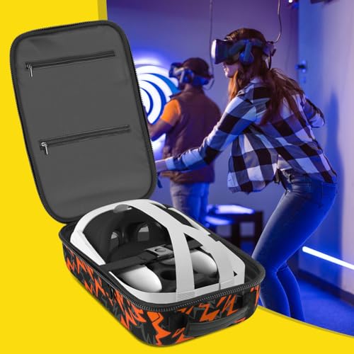 Hartschalen-Tragetasche aus EVA, kompatibel mit dem VR-Gaming-Headset Meta Quest 3 Version, mit Schultergurt, Objektivpolster, kratzfest, geeignet for Reisen und Aufbewahrung zu Hause/822 Bild 2