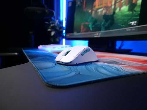 CHERRY XTRFY M64 Wireless, Ultraleichte Kabellose Gaming-Maus, 2,4 GHz Funk, Optimiert für esports, Ergonomische Form mit Besonders Niedriger Front, Weiß Bild 2