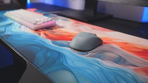 CHERRY XTRFY M64 Wireless, Ultraleichte Kabellose Gaming-Maus, 2,4 GHz Funk, Optimiert für esports, Ergonomische Form mit Besonders Niedriger Front, Blau Bild 5