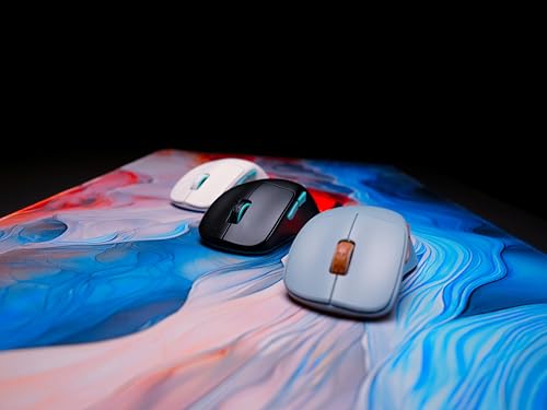 CHERRY XTRFY M64 Wireless, Ultraleichte Kabellose Gaming-Maus, 2,4 GHz Funk, Optimiert für esports, Ergonomische Form mit Besonders Niedriger Front, Blau Bild 6
