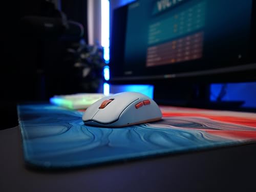 CHERRY XTRFY M68 Wireless, Ultraleichte Kabellose Gaming-Maus, 2,4 GHz Funk, Optimiert für esports, Symmetrische Form mit Besonders Niedriger Front, Blau Bild 2