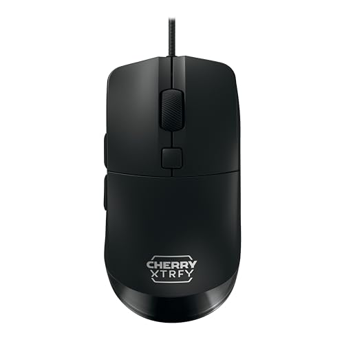 M50, Leichte Kabelgebundene Gaming-Maus, Ergonomische Form für Optimalen Komfort und Kontrolle, 5 On-Board-Profile, USB-A Anschluss, Schwarz Bild 1