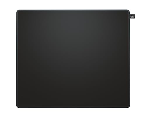 CHERRY XTRFY GP5, Gaming-Mauspad aus Stoff in M (320 x 270 x 3 mm), Glattes Speed-Pad für Präzision, Vernähte Kanten, Rutschfest, Maschinenwaschbar, Schwarz Bild 1