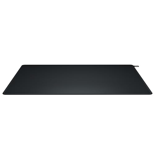 CHERRY XTRFY GP5, Gaming-Mauspad aus Stoff in L (460 x 400 x 4 mm), Glattes Speed-Pad für Präzision, Vernähte Kanten, Rutschfest, Maschinenwaschbar, Schwarz Bild 3