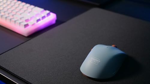 CHERRY XTRFY GP5, Gaming-Mauspad aus Stoff in L (460 x 400 x 4 mm), Glattes Speed-Pad für Präzision, Vernähte Kanten, Rutschfest, Maschinenwaschbar, Schwarz Bild 6