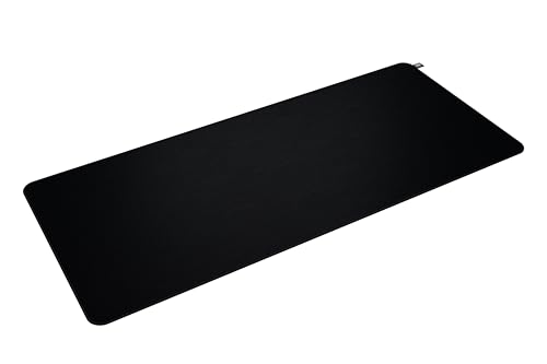 CHERRY XTRFY GP5, Gaming-Mauspad aus Stoff in XL (920 x 400 x 3 mm), Glattes Speed-Pad für Präzision, Vernähte Kanten, Rutschfest, Maschinenwaschbar, Schwarz Bild 2