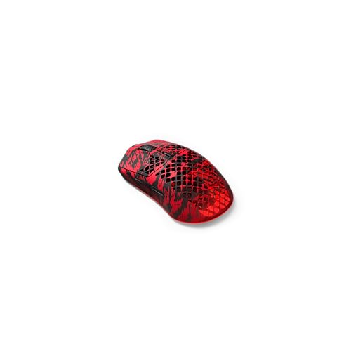 SteelSeries Aerox 3 Wireless - Faze Clan Edition - RGB Gaming Maus mit Öffnungen in der Oberfläche - Optischer TrueMove Air-Sensor mit 18 Tsd. DPI - Federleichtes, wasserabweisendes Design Bild 6