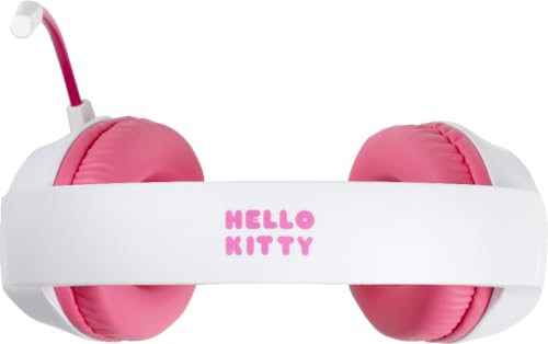 Konix Hello Kitty Kabelgebundenes Gaming-Headset für PC, PS5, Switch 2 und Xbox - Mikrofon - 1,5 m Kabel - 3,5 mm Klinkenstecker - Weiß und Pink Bild 3