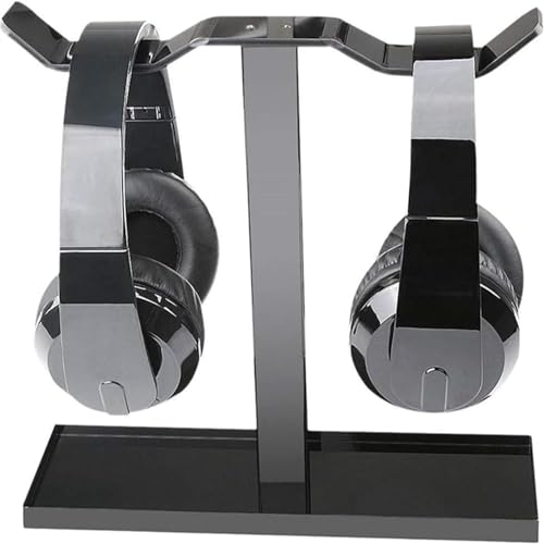 Headset-Ständer, Kopfhörerständer, Headset-Halter, universeller Kopfhörerständer, Gaming-Headset, schwer, doppelseitig, hängende Kopfhörer-Aufhänger, Kopfhörerhalter Bild 3