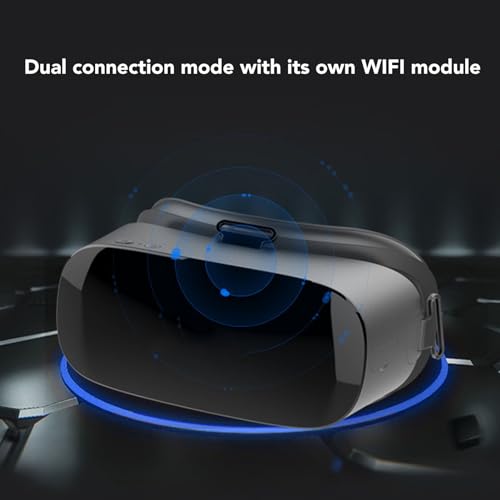 VR-Headset, HD 2560x1440P-Bildqualität, 9-Achsen-Körpererkennung, OTG-Verbindung, 0-600° Adaptiv, Ergonomisches Design, für Gaming und Unterhaltung Bild 4