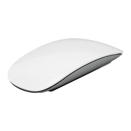 ciciglow Ergonomische Kabellose -Maus, Tragbare, Wiederaufladbare Multi-Touch-Maus mit Schlankem Design für PC und Laptop, mit USB C für Universelle Kompatibilität (White) Bild 1