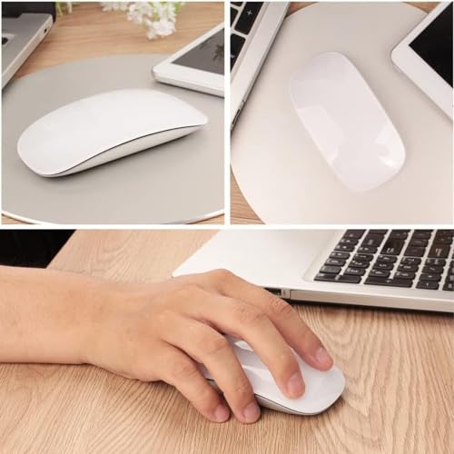 ciciglow Ergonomische Kabellose -Maus, Tragbare, Wiederaufladbare Multi-Touch-Maus mit Schlankem Design für PC und Laptop, mit USB C für Universelle Kompatibilität (White) Bild 3