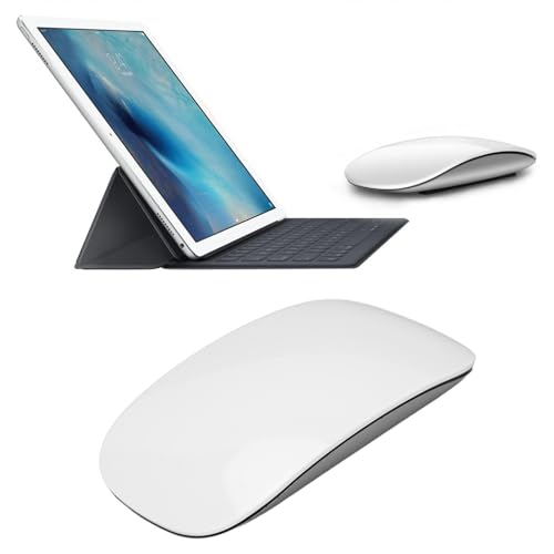 ciciglow Ergonomische Kabellose -Maus, Tragbare, Wiederaufladbare Multi-Touch-Maus mit Schlankem Design für PC und Laptop, mit USB C für Universelle Kompatibilität (White) Bild 7