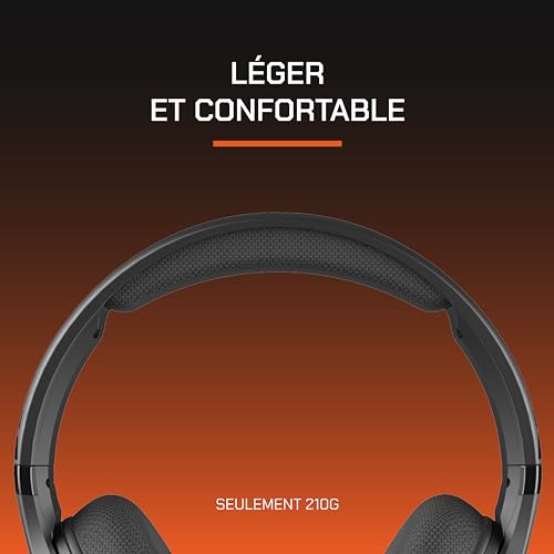 NOVA GAMING Borealis Gaming-Kopfhörer mit abnehmbarem Mikrofon, RGB-Lichtspiele, leicht und komfortabel, kompatibel mit Mehreren Plattformen (PC, PS4-5 und Switch), Schwarz Bild 4