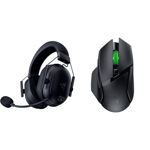 Razer BlackShark V2 HyperSpeed für PC - Kabelloses Ultra leichtes E-Sport Gaming-Headset & Basilisk V3 X HyperSpeed - Anpassbare kabellose Gaming-Maus Bild 1