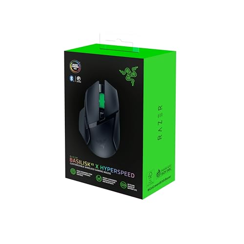Razer BlackShark V2 HyperSpeed für PC - Kabelloses Ultra leichtes E-Sport Gaming-Headset & Basilisk V3 X HyperSpeed - Anpassbare kabellose Gaming-Maus Bild 7