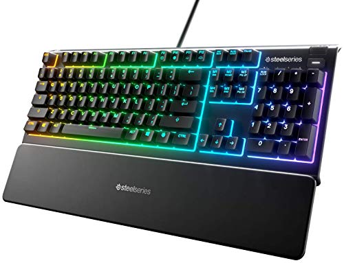 SteelSeries Aerox 9 Wireless - RGB Gaming-Mouse mit Öffnungen in der Oberfläche & Apex 3 - Gaming Tastatur - 10-Zonen RGB-Beleuchtung Bild 5