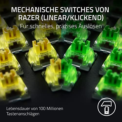 Razer BlackWidow V4 Pro (Green Switch) - Mechanische Gaming-Tastatur & Basilisk V3 - Kabelgebundene, anpassbare Gaming Maus Bild 3