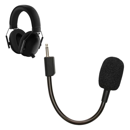 kwmobile Gaming Headset Mikrofon kompatibel mit Razer Blackshark v2 / Pro / SE - 10cm - Schwarz Bild 1